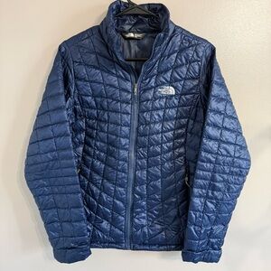 The North Face Navy ThermoBall Quilted Puffer Insulated Winter Jacket Women’s M